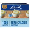 Equal Zero Calorie Sweetener 1,000 ct.~ Gluten Free, Kosher