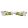 Spirit Level DIY Cufflinks Presented in Onyx Art Cufflink Box