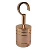 RopeServices UK 36mm Polished Copper Decking Rope Hook. Rope Post Fitting Rope End Fixing