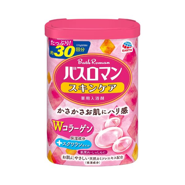 バスロマン Bath Additive Skin Care W Collagen [600g]