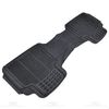 Rubber Floor Runner Nibbed Texture Black Heavy Duty Mat