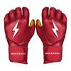 BRUCE BOLT Original Series Long Cuff Red Batting Glove - Red Medium