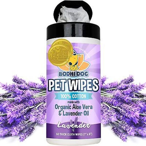 Bodhi Dog Pet Wipes | for Grooming | Wipe Away 60 Count (Pack of 1)