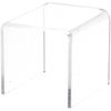 Plymor Clear Acrylic Square Display Riser, 2" H x 2" W x 2" D (3/32" thick) (24 Pack)