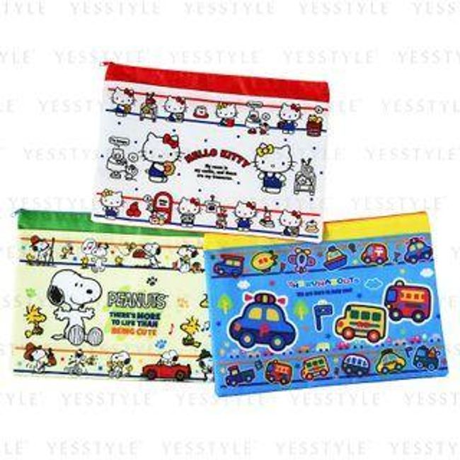 Sanrio - A4 Nylon Zipper Folder - 12 Types
