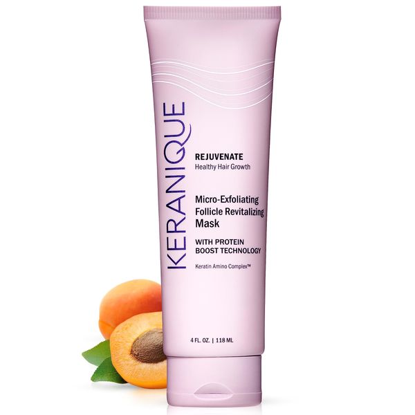 Micro Exfoliating Mask for Scalp & Hair - Keranique Clarifying Scalp Scrub for Women - Cleansing & Moisturizing Scalp Detox Conditioner - Creates Foundation for Fuller Growth - Hair Mask & Exfoliator