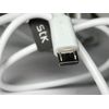 DIXIETREE Replacement White 1M Long USB A Male to Micro USB Charging/Data Transfer Cable Lead