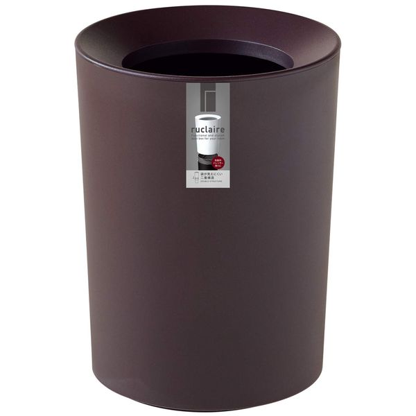 Asvel A6209 Leclerc CV Mini Wastebasket with No Lid, Lavatory/Tabletop, 2L