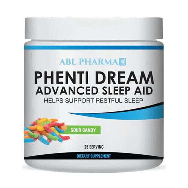 ABL PHARMA PHENTI DREAM [SOUR CANDY] advanced restful sleep support recovery