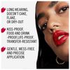 Rimmel London Provocalips Long-Lasting Formula 2 Step Lipstick for Full Colour and Vinyl Shade 500 Kiss The Town Red 6ml