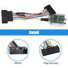 X AUTOHAUX Add an Amp Amplifier Adapter Interface to Radio System with Red Wire