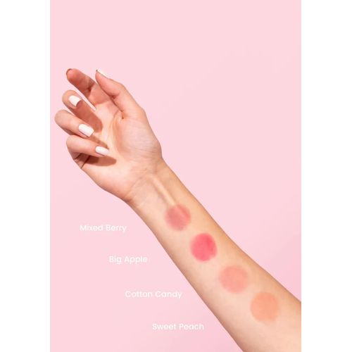 M2U NYC Hydrating Liquid Blush, Soft Cream Blush Makeup, Liquid Blush for Cheeks, Weightless, Long-Wearing, Smudge Proof (Peach-Sweet Peach)