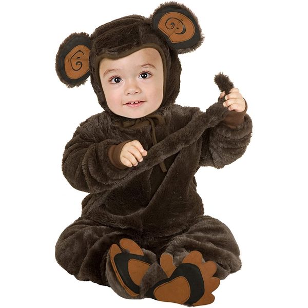 Charades Child's Plush Monkey Costume, Toddler