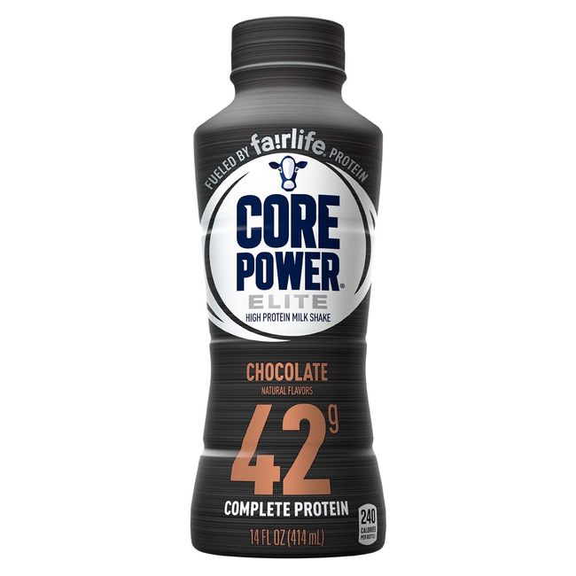 Core Power by fairlife Elite High Protein (42g) Milk Shake, 14 fl oz bottles,