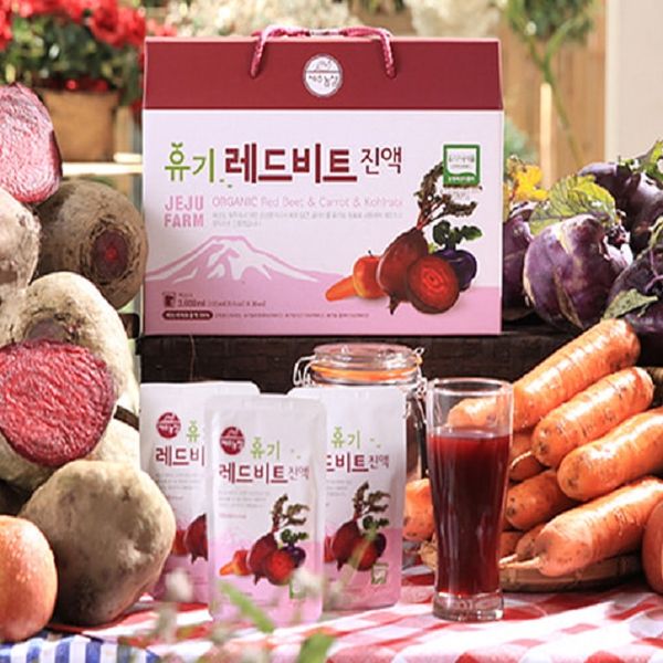 Jeju Farm_Jeju Organic Beet Red Beet Extract, 2 boxes, 2 pcs, 100ml