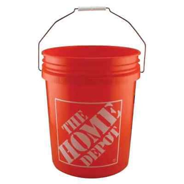 5 GALLON All Purpose Plastic Buckets Homer Pails Paint Utility Job pack of 1