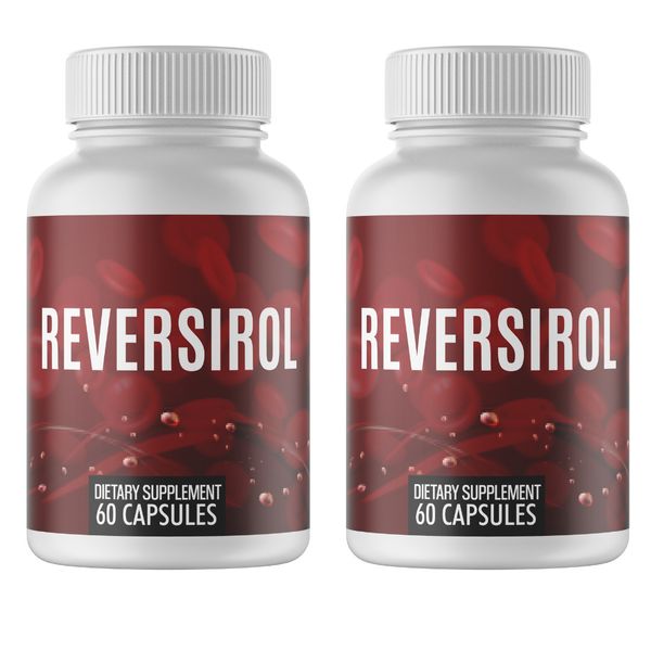 2 bottles Reversirol Blood Sugar Support Supplement 60 Capsules