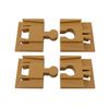 Digi Base 19133 Plarail Interconnect Conversion Rail Short Type (2 Patterns) Brown (Wooden Style)