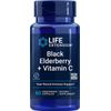 Life Extension Black Elderberry + Vitamin C - Immune System Support 60 Capsules