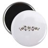 CafePress Princess Crowns Magnets 2.25" Round Button Magnet (10 pack)