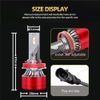 For Honda Civic 2007-2011 Sedan 4Dr Replacement LED Headlights Bulbs Kit