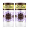 Lavanila Vanilla Lavender Aluminum Free Deodorant 2-Pack - The Healthy Deodorant for Men and Women, Solid Stick (2 Ounce Each), Vegan