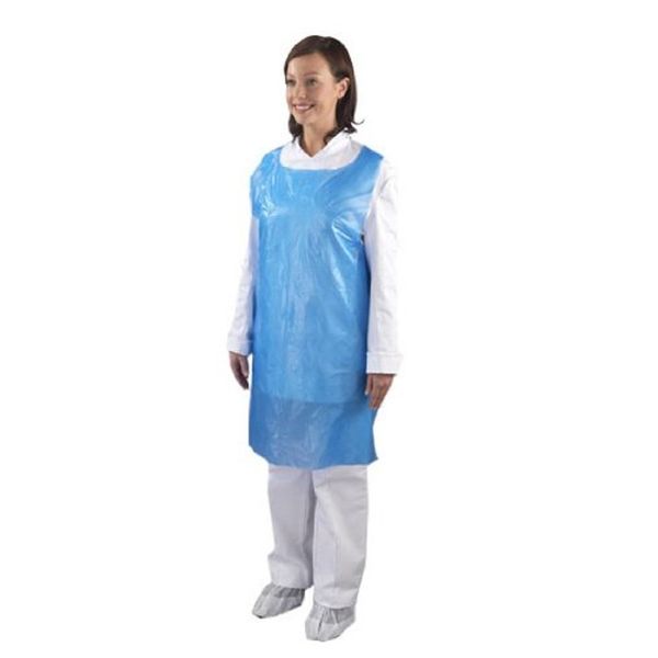 Multipol Blue Disposable Aprons - Roll of 200