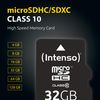 Intenso Micro SDXC 128GB Class 10 microSD Card incl. Adapter, Black