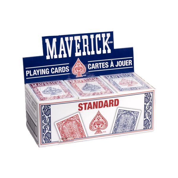 Maverick Playing Cards, Standard Index, (Pack of 12)