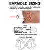 Valley Enterprises Replacement Extra Small Earmold Earbud One Pair for Two-Way Radio Audio