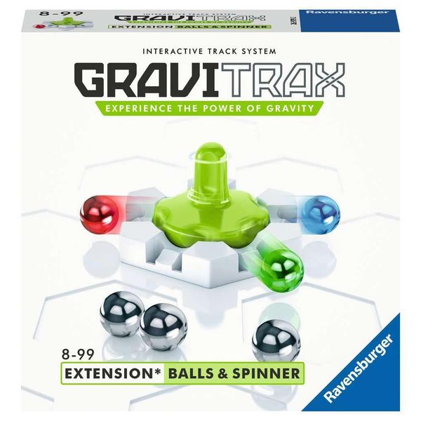 Ravensburger Gravitrax Balls & Spinner Accessory - Marble Run & STEM Toy for Kids Age 8 & Up | Enhance Your Gravitrax Experience | Perfect for Marble Racing Enthusiasts