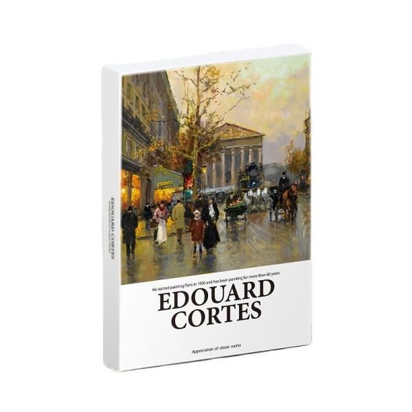 Edouard Leon Cortés Oil Painting Postcard Landscape Artwork Greeting Message Card Home Decor 30pcs/set