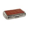 1oz Tobacco Tin Red Mock Croc Leather