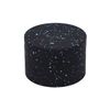 Herb Grinder Metal,Speckled Design, 4 Piece, 63mm/2.5"(Black)