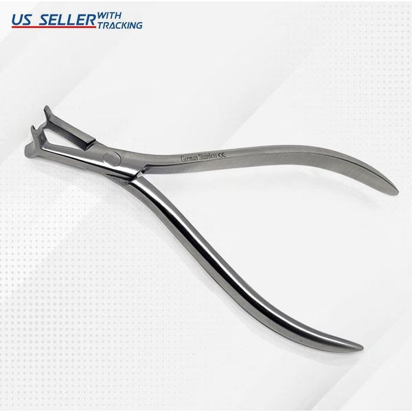 Orthodontic Hammer Head Plier Serrated Arch-Wire Forming Adjusting Cinch Back CE