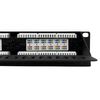 Evoges 24 Ports UTP CAT6 1U Patch Panel, Rack Mountable, Ethernet Network Patch Panel for Cable Management, Durable and Easy Installation