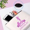 Flight Attendant Gift Cabin Crew Gift Flight Crew Gift Flight Attendant Survival Kit Makeup Bag Traveling Gift for Stewardess (Flight Attendant Survival EU)