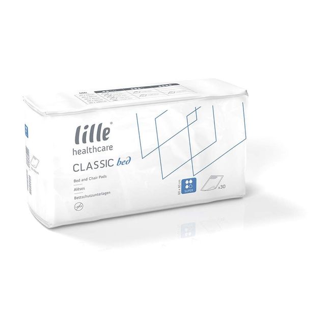 Lille Healthcare Classic Bed Pads - Super (60x60cm) - Pack of 30