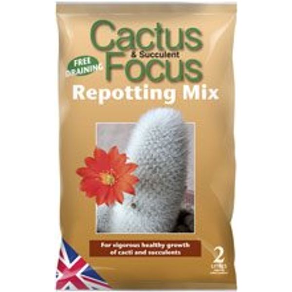 Growth Technology Cactus & Succulent Focus & Repotting Mix Cactus & Succulent Focus 300ml