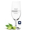 JUNIWORDS Beer Tulip with Engraving, Pilot Loading Beer Glass (1004434)