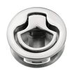 Marine Grade Stainless Steel Non-Locking Flush Pull Hatch Latch