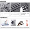 Econious Photography Backdrop - 1.5x2.2m Grey Portrait Studio Props With Rod Pocket (Backdrop Only)
