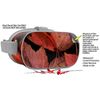 Decal Style Skin Wrap Compatible with Oculus Go Headset - Fall Tapestry (Oculus NOT Included)