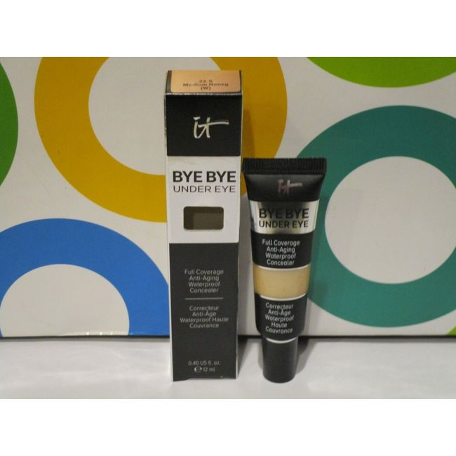 IT COSMETICS ~ BYE BYE UNDER EYE WATERPROOF CONCEALER ~ # 22.5 MEDIUM HONEY