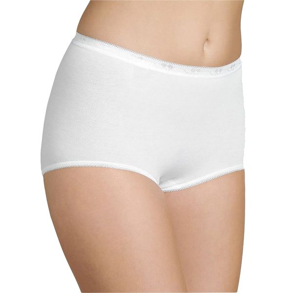 Sloggi Women's Basic+ Maxi Brief 3 Pack, White, 16