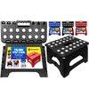 Nti Foldable Step Stool, Black, 23cm(W) x 19cm(H) x 19cm(D)