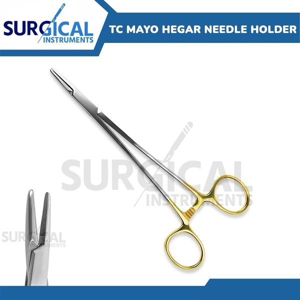 T/C Suture Needle Holder 6" Surgical Dental, Veterinary Medical German Grade