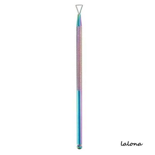 LALONA Nail Gel Metal Peeler (Rainbow Color) Gel Nail Remover/Nail/Self-Nail/Gel Remover