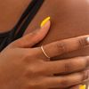 CARISSIMA Women's 9ct Yellow Gold Twist Band Stack Ring #P