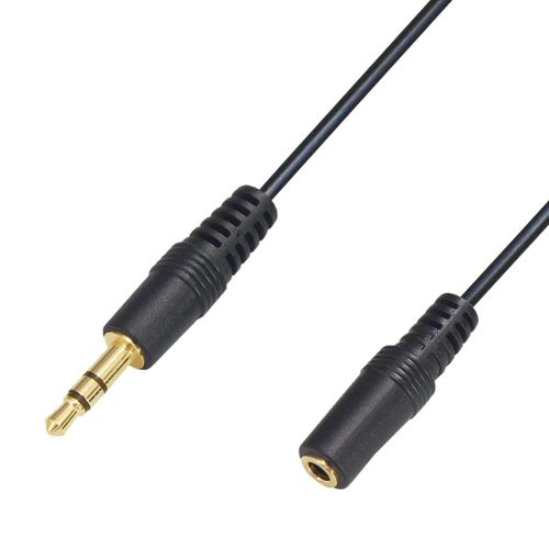 F-FACTORY 3.5mm Stereo Mini Plug (Male) to 3.5mm Stereo Mini Jack (Female) Stereo Mini Plug Extension Cable 1m Headphone/Earphone Extension Cable 1m FNT-M493-10